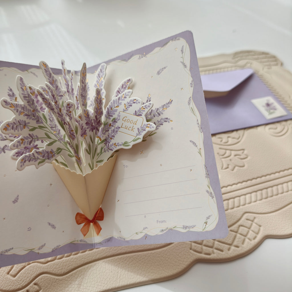 Lavender Floral Greeting Card