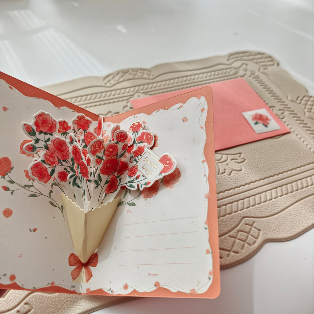 Roses Floral Greeting Card