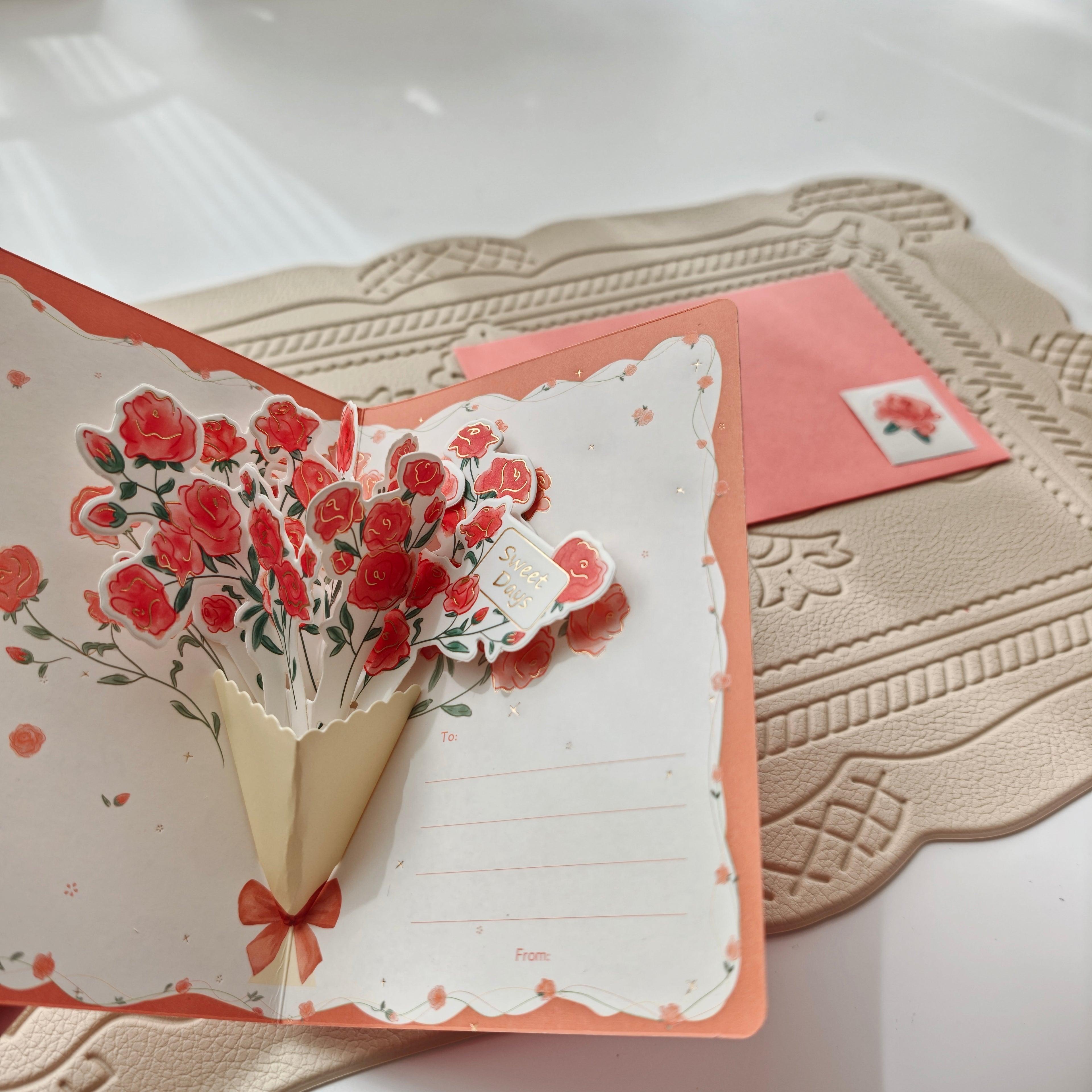 Roses Floral Greeting Card