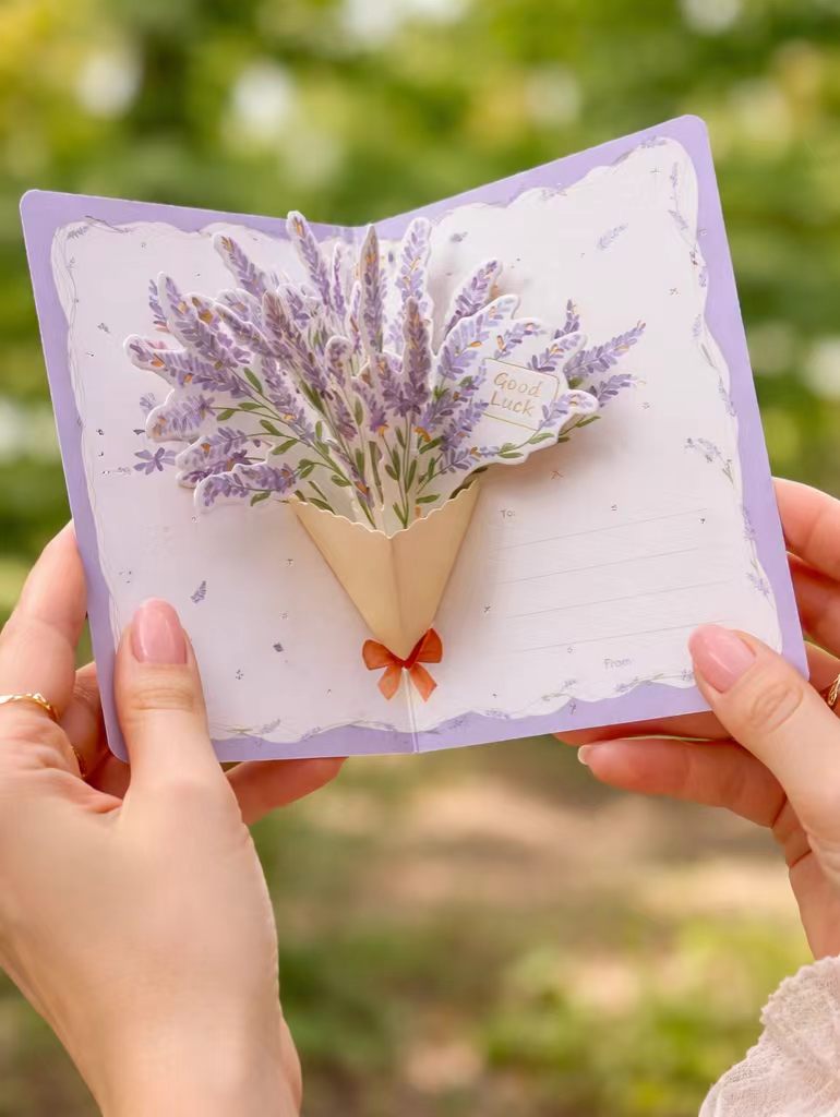 Lavender Floral Greeting Card