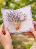 Lavender Floral Greeting Card