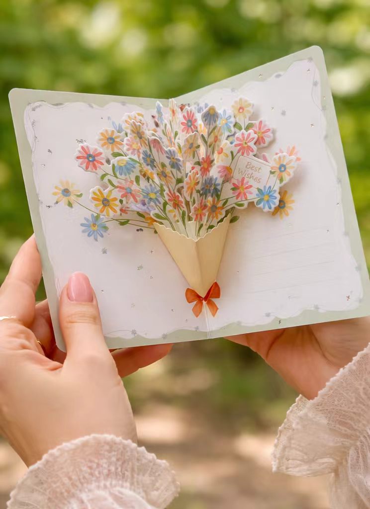 Wildflowers Floral Greeting Card