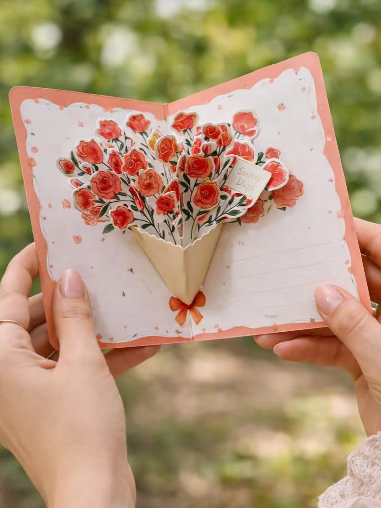 Roses Floral Greeting Card