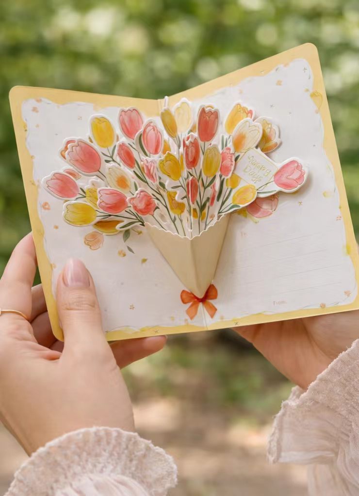 Tulips Floral Greeting Card