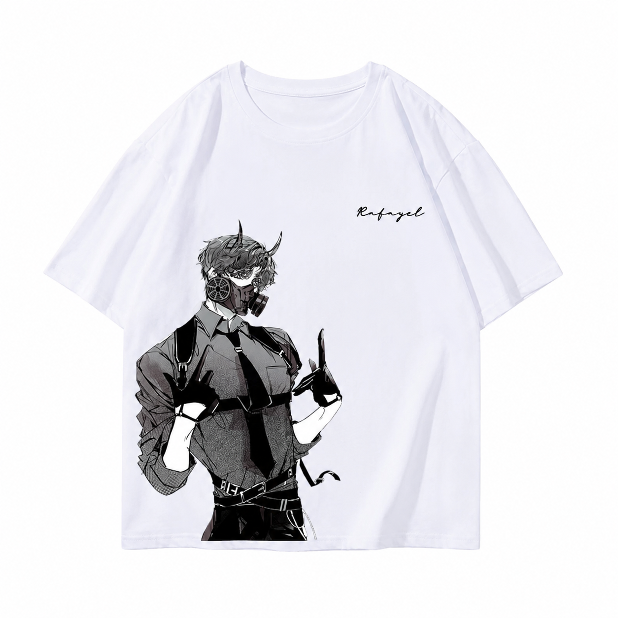 LADS Rafayel style graphic T-shirt
