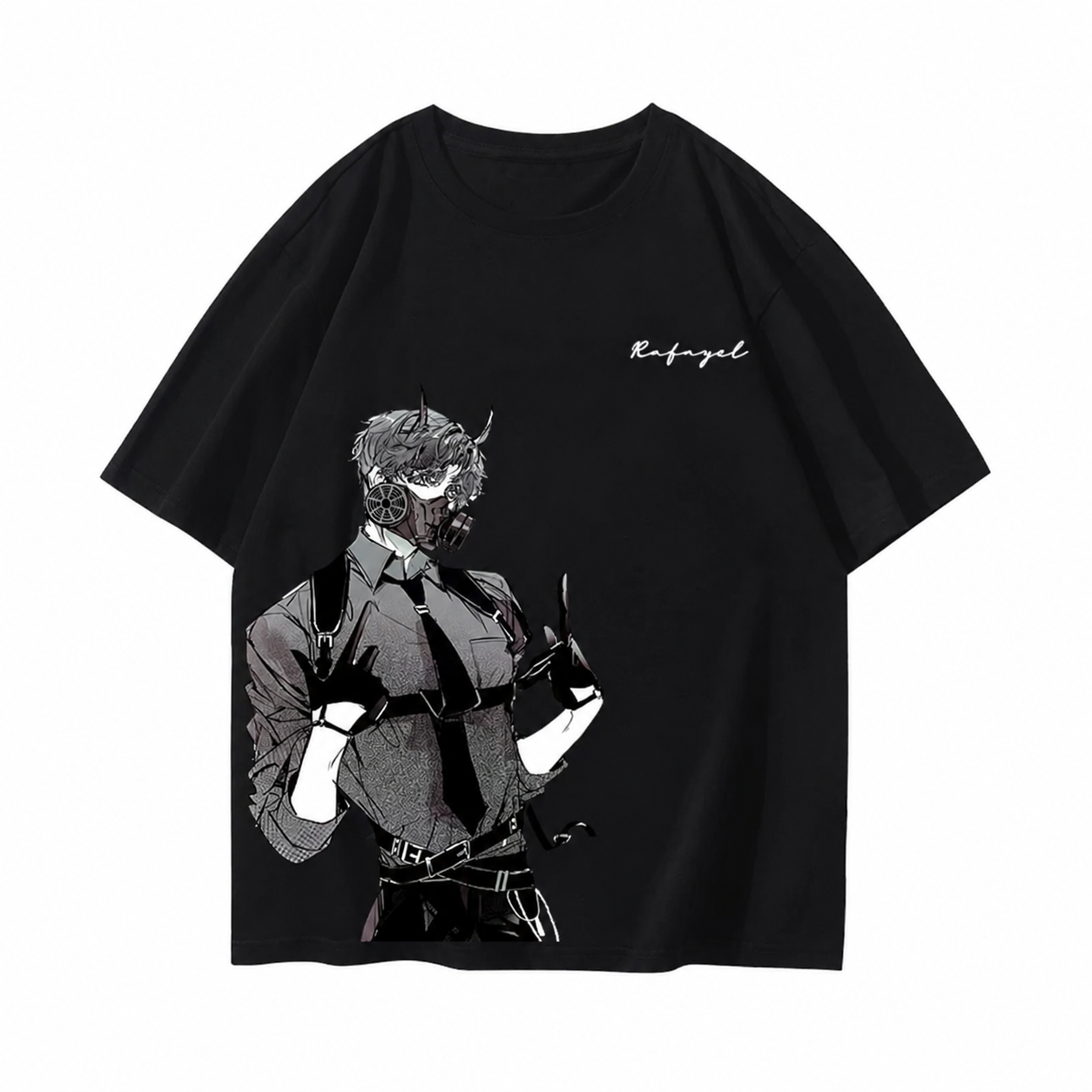 LADS Rafayel style graphic T-shirt