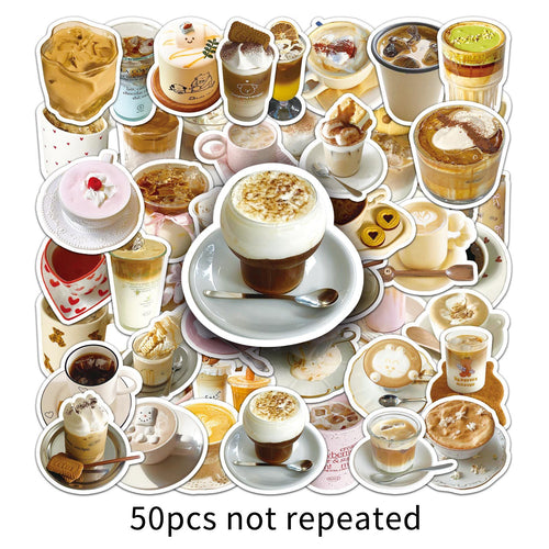 Coffe Sticker Set (50 pcs)