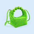 Dopamine Mini Handbag , Acrylic Bead Purse