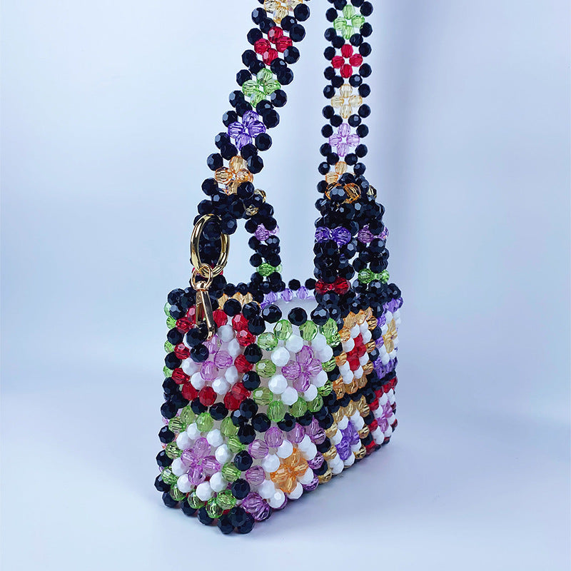 Colorful Crystal Crossbody Bag